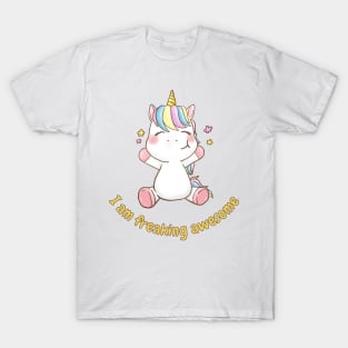 I am Freaking Awesome With Flowers T-Shirt